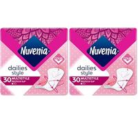 Nuvenia - Proteggi Slip Multistyle Ripiegati Freschezza Quotidiana - Massima Protezione e Bordi Flessibili - Confezione da 60 Salva Slip