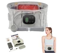 Nuviol 3-in-1 Back Therapy Belt, Lupps 3-in-1 Back Belt, Nuviol Therapy Belts, 6D Acupressure Heat Massage,Ergonomic Design, Adjustable Backs Support Brace with LED Display (Automatic Air Pump)