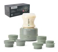 Nuvita 1166 Warm70 Scaldabiberon Portatile Senza Fili 70°C - Ricaricabile USB, Compatibile Universale, 5 Livelli di Temperatura Fino a 70°C, Riscaldamento Rapido 2,5 Min, Mantiene Caldo 6 Ore
