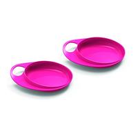 Nuvita 8451 EasyEating- Set 2 piattini svezzamento (Rosa)