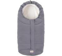Nuvita 9045 Ovetto City | Sacco Universale per Seggiolini Auto e carrozzine | Perfetto per Bambini da 0 a 6 Mesi (80 cm) | Tessuto Vellutato e Massimo Comfort fino a -5°C | Grigio