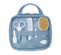 Nuvita Beauty set blu polvere - Kit per l'igiene e la cura quotidiana del neonato, 9 pezzi
