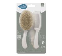 Nuvita Beauty Set Neonato Spazzola + Pettine colore Sage Green
