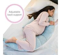 Nuvita Baby Cuscino Gravidanza 12 in 1 - Dreamwizard 7100 Grigio Stelle