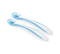 Nuvita EasyEating Set 2 cucchiaini termosensibili Colore Blu
