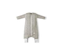 Nuvita MOOVO by 90250 | Sacco Nanna con Piedini e Calzini Antiscivolo Pieghevoli, in Cotone Biologico, certificato OEKO TEX, TOG 2.5 | Taglia: 1 anno | Beige Floral