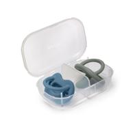 Nuvita Orthosoft Light Set succhietti ortodontici in silicone per neonati 0m+ colore blu e verde, 2 succhietti