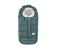 Nuvita 9605 Junior Cuccioli | Sacco Universale per Passeggino con Animaletti | Perfetto per Bambini da 6 a 36 Mesi (100 cm) | Resistente al Freddo fino a -13°C | Verde Moovo
