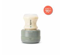 Nuvita 1166 Warm70 Scaldabiberon Portatile Senza Fili 70°C - Ricaricabile USB, Compatibile Universale, 5 Livelli di Temperatura Fino a 70°C, Riscaldamento Rapido 2,5 Min, Mantiene Caldo 6 Ore