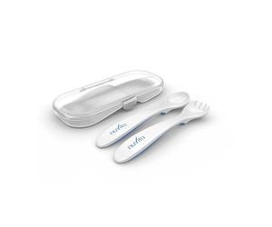 Nuvita Set Cucchiaio e Forchetta con Astuccio Verde