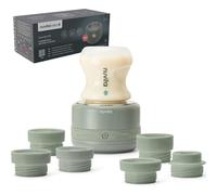 Nuvita 1166 Warm70 Scaldabiberon Portatile Senza Fili 70°C - Ricaricabile USB, Compatibile Universale, 5 Livelli di Temperatura Fino a 70°C, Riscaldamento Rapido 2,5 Min, Mantiene Caldo 6 Ore