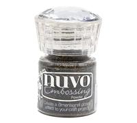 Nuvo Embossing Powder .74oz-Carbon Sparkle
