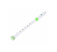 NUVO Recorder White/green Baroque Fingering