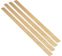 NUVOLA - Kit 4 Doghe Letto Matrimoniale Piatte per Rete Letto Matrimoniale L160cm, Doga Ricambio per Rete Atena con 2 Traversi 160x190cm e 160x200cm - Lunghezza 159cm, Larghezza 6,4cm, Spessore 0,8cm