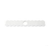Nuvola smerlato rubinetto Pad per cucina Decor (bianco) | Diatomite naturale, assorbe l'acqua istantaneamente, mantiene i banconi asciutti, lunghezza 40 cm, essenziale per la cucina