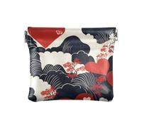 Nuvola stile giapponese a forma di cuore da donna piccola borsa in pelle impermeabile mini cosmetico caso per le donne, nuvola, stile giapponese, cuore, forma, 1 size, moderno