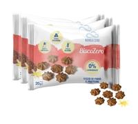 Nuvola Zero BiscoZero Biscotti Senza Zucchero e Senza Carboidrati, Biscotti Proteici Keto Senza Glutine e Lattosio, Ricchi di Fibre, Aromatizzati al Cacao, Confezione da 3 pezzi