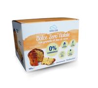 Nuvola Zero - Dolce Zero Natale Senza Glutine e Senza Lattosio, con Granella di Cacao Senza Zucchero e Senza Carboidrati, Ricco di Fibre, Sostituto Panettone in Monoporzione da 100g, Made In Italy