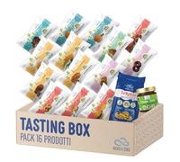 Nuvola Zero Tasting Box 16 Pezzi Zero Carboidrati, Senza Zucchero, Senza Glutine e Lattosio, Ricco di Fibre e Proteine per Colazione, Merenda, Pranzo e Cena