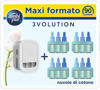 Nuvole Di Cotone 3Volution Starter Kit Deodorante per Ambienti Con Diffusore Ele