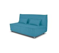 Nuvole di Sonno - Divano Letto Levante 3 Posti con Materasso Matrimoniale 160x190, Prontoletto con Rete Elettrosaldata Richiudibile, Rivestimento Sfoderabile, 2 Cuscini in Omaggio, Made in Italy