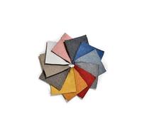 Nuvole di Sonno - Pouf Letto Reverso con Materasso in Waterfoam H 11 cm, Tessuto Sfoderabile, Rete Ortopedica Pieghevole, Salvaspazio, Design Moderno Made in Italy (Campione colori)