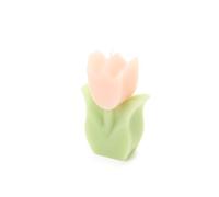 NUVOLE DI STOFFA Candela Tulipano Pasquale in Cera Dorothy 6x2.5x9.5 cm 3 Varianti(1pz) Rosa