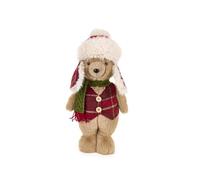 NUVOLE DI STOFFA Orso natalizio in piedi Giostra H42 cm 2 varianti(1 unità) VARIANTE: A