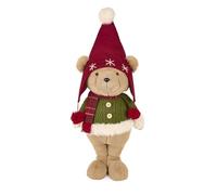 NUVOLE DI STOFFA Orso natalizio in piedi Giostra H87 cm 2 varianti(1 unità) VARIANTE: B