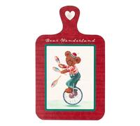 Nuvole di Stoffa Sottopentola legno natalizio con orsacchiotto 18x1x29.7 cm "Bear Wonderland" 2 varianti (1pz) A