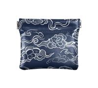 Nuvole vento tradizionale cinese da donna piccola borsa in pelle borsa portatile tascabile borsa trucco per le signore, nuvole vento tradizionale cinese, 1 size, Stampa artistica