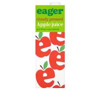 Nuvoloso désireux pressato succo di mela 1 litro (Pack di 8 x 1ltr)