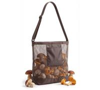 Nuvral Borsa per Funghi Resistente e Regolabile, con Retina Traspirante | Sacca traspirante per raccolta funghi e porcini con tasca porta accessori, pratica alternativa a cesto, cestino e gerla
