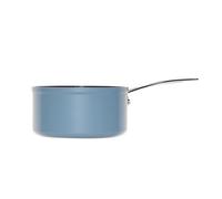 Nuwave 2,8 litri in ceramica antiaderente blu Duralon, senza PFAS, compatibile con induzione, lavabile in lavastoviglie e in forno, manici freddi e resistente ai graffi infusi con diamante