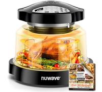 Nuwave Oven Pro Plus Friggitrice ad aria, piano cottura a infrarossi, convezione avanzata 2024, senza sbrinamento o preriscaldamento, cottura fresca o congelata, cupola di alimentazione durevole, 100
