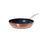 Nuwave Padella 20 cm in ceramica antiaderente blu Duralon, priva di PFAS, compatibile con induzione, lavabile in lavastoviglie e in forno, manici freschi e resistente ai graffi infusa di diamante