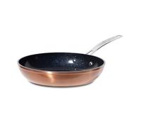 Nuwave Padella 24 cm in ceramica antiaderente blu Duralon, priva di PFAS, compatibile con induzione, lavabile in lavastoviglie e in forno, manici freschi e resistente ai graffi infusa di diamante