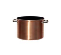 Nuwave Pentola 7,6L in ceramica antiaderente blu Duralon, priva di PFAS, compatibile con induzione, lavabile in lavastoviglie e in forno, manici freschi e resistente ai graffi infusa di diamante