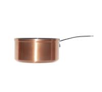 Nuwave Pentola da 1,4 litri in ceramica antiaderente blu Duralon, priva di PFAS, compatibile con induzione, lavabile in lavastoviglie e in forno, manici freschi e resistente ai graffi