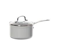 Nuwave Pentola da 1,9 litri in Ceramica Antiaderente Duralon Blue in Grigio, Priva di PFAS, Compatibile con Induzione e Forno, Lavabile in Lavastoviglie, Manici Freschi e Resistente ai Graffi