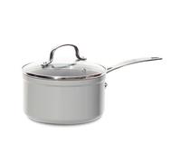 Nuwave Pentola da 2,8 litri in Ceramica Antiaderente Duralon Blue in Grigio, Priva di PFAS, Compatibile con Induzione e Forno, Lavabile in Lavastoviglie, Manici Freschi e Resistente ai Graffi