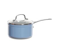 Nuwave Pentolino 2,8 L Antiaderente in Ceramica Duralon, Blu, Senza PFAS