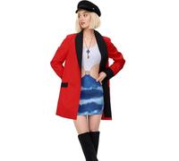 NUWIND Pretty Vivian Women Sexy Miele Costume Film Personaggio Crop Top Mini Gonna Rosso Outfit Halloween Uniforme Cosplay (Rouge, L)