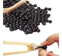 NUWIQ Palline di fango, 500 g, 9 mm, per esercizi di centrifuga, colore nero