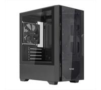 NUWO Case Micro Tower Pc Gaming Ventola 120mm Frontale e Pannello in Vetro mATX
