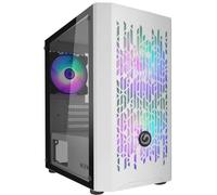 NUWO CASE MINI-TOWER NO PSU BLITZ R25 WH 2USB3 0,5MM SPCC WHITE 1FAN RAINBO