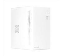 Nuwo Eguera A103 Case Compatto MicroATX per PC Desktop Office Mini Tower 0.6MM SPCC, USB 3.0, Senza Alimentatore, Bianco