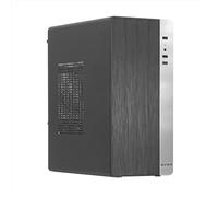 Nuwo Quartz Q100 Case Compatto Micro-ATX Mini-ITX per PC Desktop Office Mini Tower mATX 0.60MM SPCC, USB 3.0, Senza Alimentatore, Nero