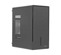 Nuwo Quartz QK200 Case Micro-ATX Mini-ITX Senza Alimentatore, Nero | Case PC Mini Tower Compatto, Compatibile con Schede Madri micro-ATX e mini-ITX, USB 3.0 e Type-C