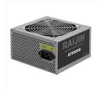 Nuwo Raijin ATX-500B Alimentatore ATX per PC 250W, Ventola 12cm, Connettori 1 x 20/4pin, 1 x 12V 4+4pin, 3 x Sata, 1 x Molex, Bulk
